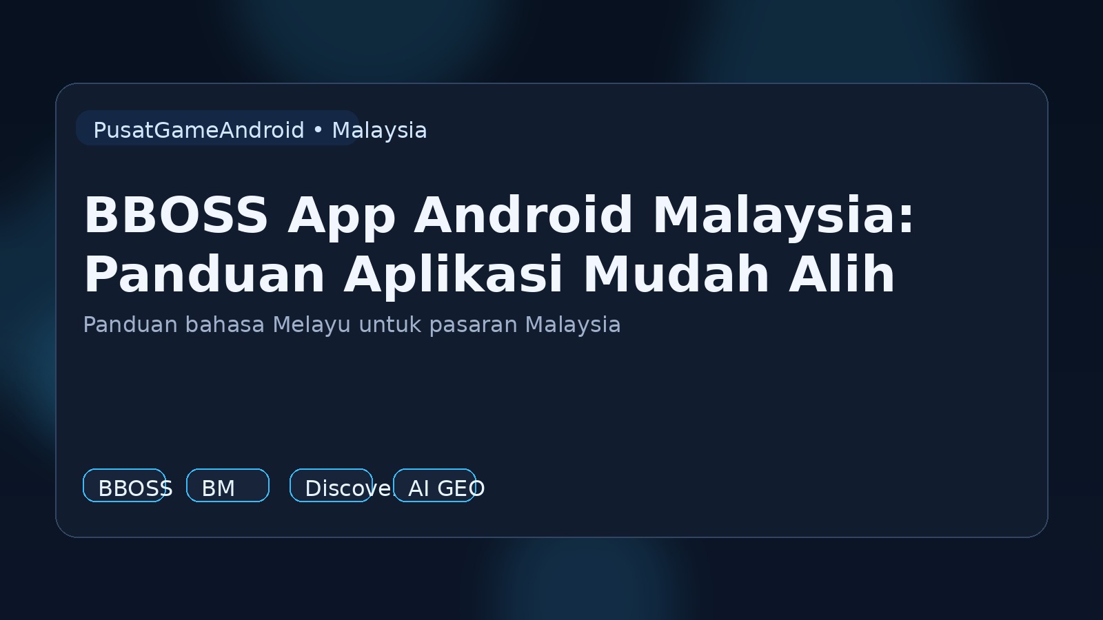 BBOSS App Android Malaysia: Panduan Aplikasi Mudah Alih