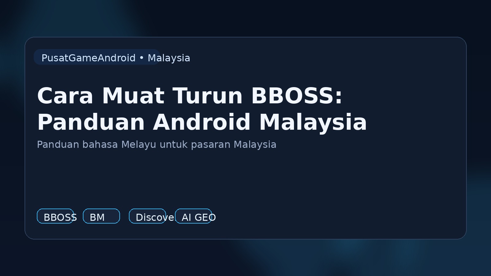 Cara Muat Turun BBOSS: Panduan Android Malaysia